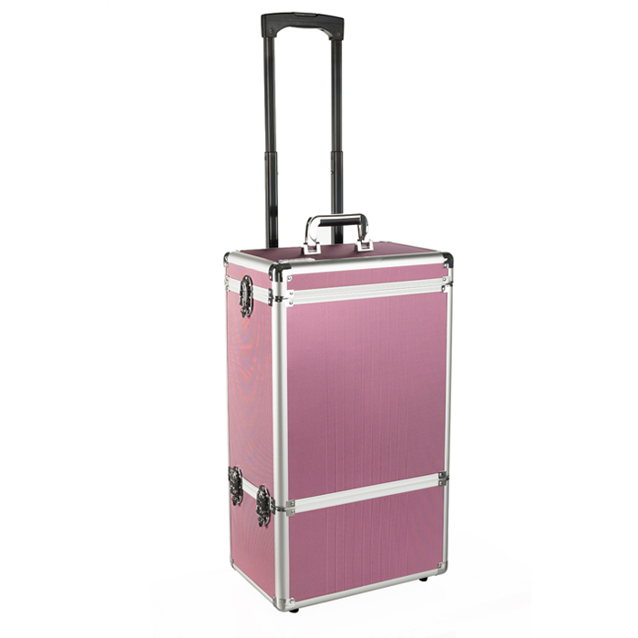 MALETA TROLLEY 4 CUERPOS LILA